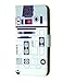 DURARMOR Compatible with iPhone 8 Plus Wallet Case, Star R2D2 Astromech Droid Robot Premium PU Leather Wallet Case with ID Credit Card Cash Slots Flip Stand Wrist Strap Cover Case R2D2