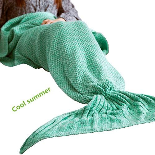 Mermaid Blanket for Adult, Tabby Sleeping Throw Blankets for Living Room