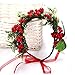 Christmas Flower Crown Headband Girls Wedding Floral Crown Artificial Pine Berry Flower Wreath Garland for Women Festival
