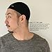 CHARM Casualbox | Mens 100% Silk Skull Cap Beanie Hat Kufi Summer Snug Tight Dad Cap Helmet Brain Beany Navy