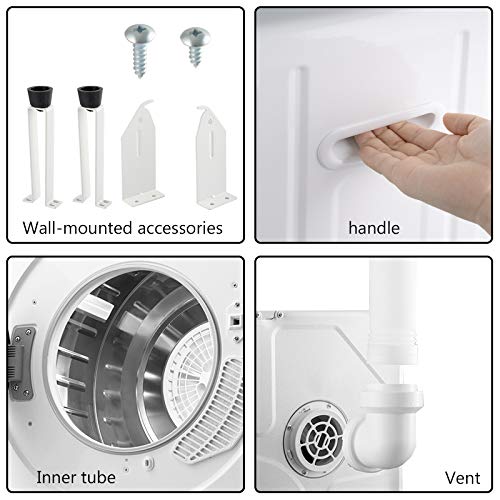 Sentern Electric Portable Clothes Dryer, Front Load Compact Tumble