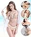 HouNa Self Adhesive Bra,Backless Strapless Invisible Lift Push-up Bra with Drawstring for Woman(2 Pack Black and Beige)