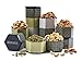 Gourmet Raw Nuts Assortment in 5 Tier Tin Tower with Pumpkin Seeds, Cashews, Hazelnuts, Almonds & Walnuts