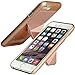 Akiko Stand iPhone 6 6s Case [Origami Series] Ultimate Protection Scratch Proof Soft Interior Leather HardCase with [Foldable 2-Way Stand Feature] for iPhone 6 6s - Retail Packaging - Rose Gold