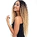Joedir Lace Front Wigs Ombre Blonde 28'' Long Small Curly Wavy Synthetic Wigs For Black Women 130% Density Wigs (ombre blond)