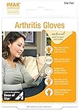 IMAK Compression Arthritis Gloves- Premium Arthritic Joint Pain Relief Hand Gloves for Rheumatoid & Osteoarthritis - Ease of Use Seal from Arthritis Foundation