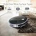 Robot Vacuum Cleaner with 1400Pa Strong Suction, 2600mAh Battery, Drop-Sensing Technology and Self-Charging Robotic Vacuum Cleaner for Low-pile Carpet and Hard Floor, HEPA filter for Pet Hair & Allerg