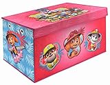 Skye Paw Patrol Folding Soft Storage Bench, Perfect Toy Box or Chest for Playrooms, Officially Licensed Product