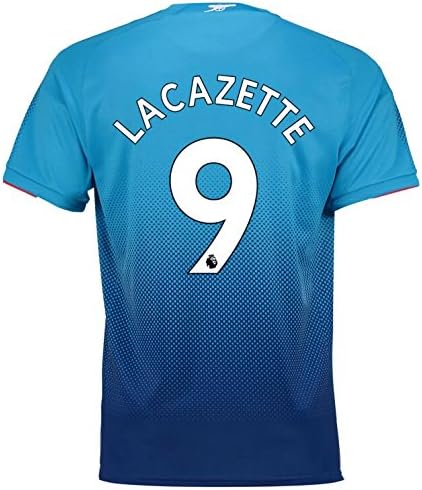 Lauazp LACAZETTE 9 Arsenal 17-18 Away Soccer Men's Jersey Color Blue Size M