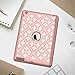 Hocase Compatible with iPad 2/3/4 Case, Shockproof Heavy Duty Hard Plastic+Silicone Rubber Dual Layer Screenless Protective Case - Rose Gold Floral Pattern