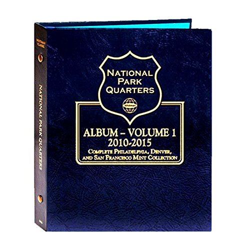 Whitman US National Park Quarter Coin Album 2010 - 2015 P, D & S Mints Volume 1 #3058