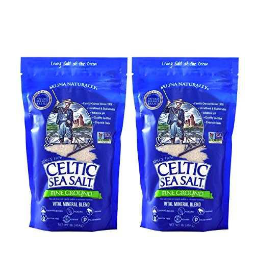 Celtic Sea Salt Resealable Bags, Fine Ground, 1