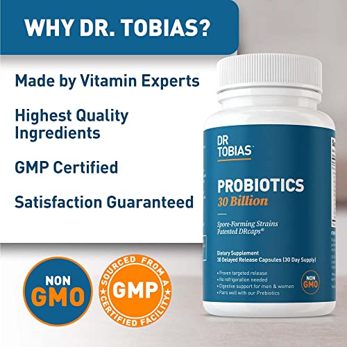 Dr. Tobias Probiotics 30 Billion, 10 Strains, 30 Billion CFU's