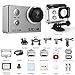 SJCAM Action Camera SJ7 Star WiFi 4K 30FPS Ambarella A12 Chipset 2 inch Screen/Sony Sensor/Wireless Remote Control Supported/Gyro Stabilization Waterproof Underwater Camera (Case Included)- Silver