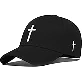 3D Embroidered Christian Hat for Men & Women, Jesus Faith Cross Hat, Religious Gifts for Christians Clothes