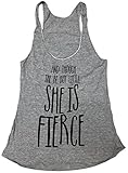 Friendly Oak Women's She is Fierce Tank Top