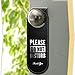 Quality Clever Do Not Disturb Double-Sided Door Knob Hanger Sign, 2 Pack - Professional Signage, Fits All Handles - Privacy & Productivity At Home, Office, Work & Housekeeping - Eco-Leather