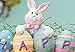 Bunnies with Easter Eggs Decorative Centerpiece