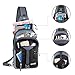 CARQI Sling Bag Waterproof Shoulder Backpack Crossbody Purse for Hiking Camping Men and Women