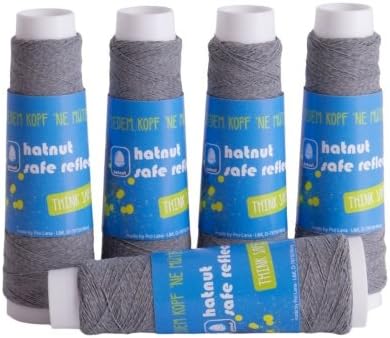 hatnut safe reflect Reflective yarn 100m 278313 - Grey, 100m