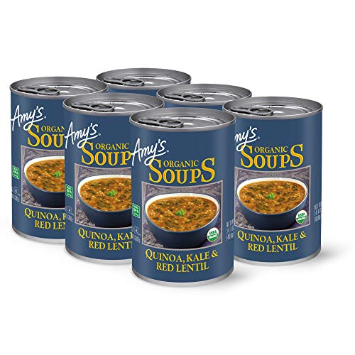 Amy's Soup, Vegan, Gluten Free, Organic Kale, Quinoa and Red Lentil, 14