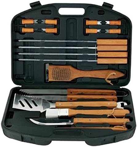 Stainless Steel BBQ Tools Set 18 Pieces
