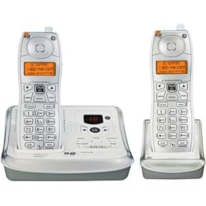Amazon.com : GE 5.8 GHZ White Cordless Analog Phone with Caller ID