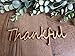 Thankful wood cutouts, fall plate decorations