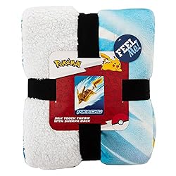 Northwest Pokemon Silk Touch Sherpa Throw