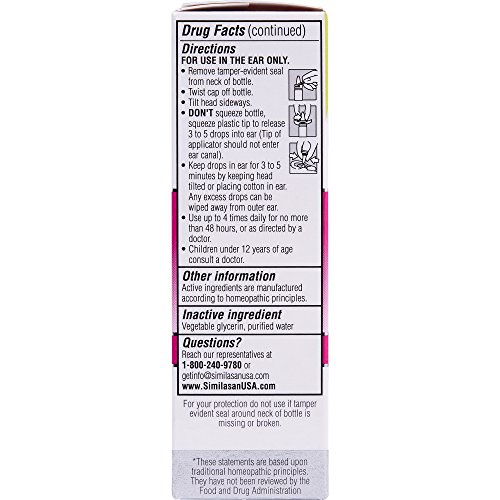 Similasan Ear Ringing Remedy Drops, for Temporary MultiSymptom Relief