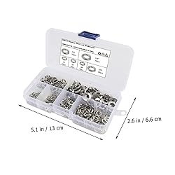 TIDTALEO 350Pcs Spring Lock Washer Assortment Kit