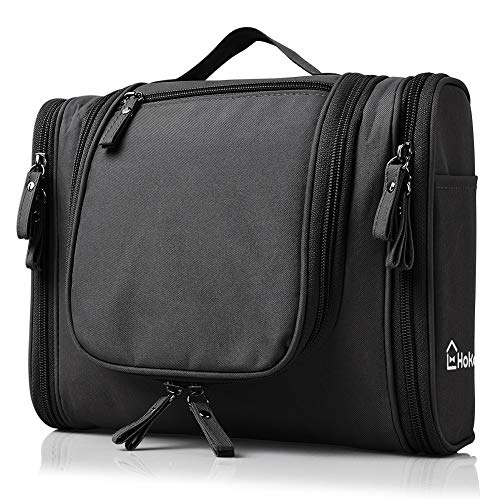 Baggallini Toiletry Bag. Baggallini Hanging Travel Kit, black/charcoal.