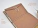 A5 Size Kraft Folder Credit Card Holder for Travelers Notebook Pockets For Receipts Bills Cash Checks