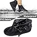 Waterproof Shoes Cover Resuable, AYAMAYA Anti Slip Rain Shoes Cover Zipper Rainproof Full Protection Dust Oil Boots Shoe Cover for Cycling Hiking Walking Running - Size XL (11.8 inch/US10.5)