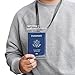Transparent Passport ID Badge Holder Extra Large 6x4