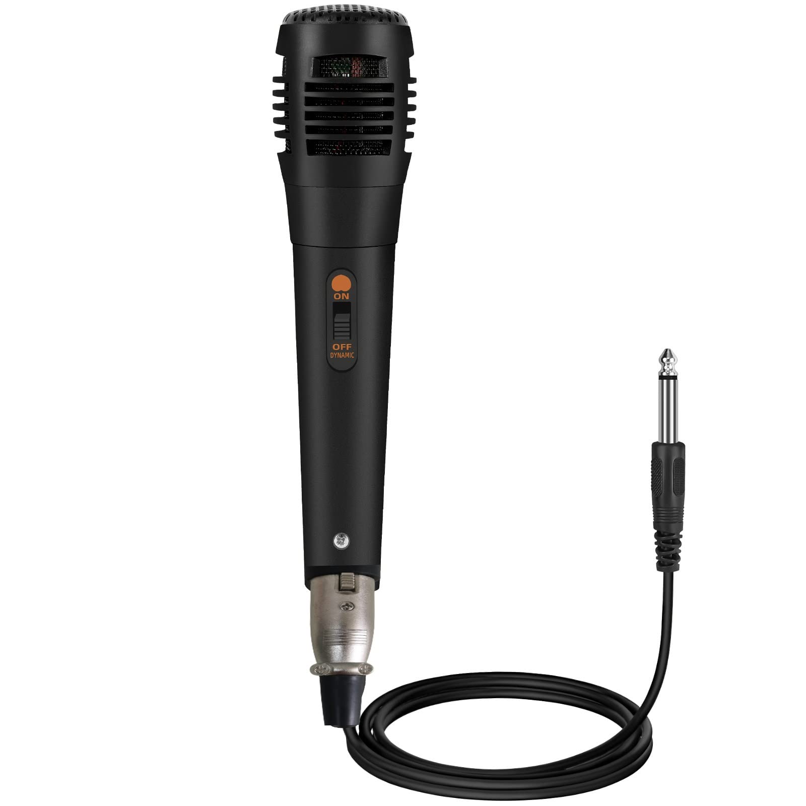 Fashion Boutique store Wired Dynamic Cardioid Microphone,Microphone for karaoke machine,Wired Handheld Mic with On and Off Switch for Singing,Karaoke,Live Vocal