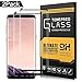 XUZOU x070 Screen Protector Tempered Glass, Anti-Scratch, Easy to Install, 9H Hardness for Samsung Galaxy S8 Plus - Black - 2 Piece