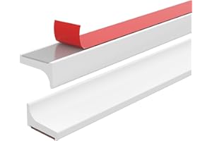 NAYOTAA Shower Threshold Water Dam Barrier - 39in Self-Adhesive White Shower Water Blocker, Silicone Shower Splash Guard Water Stopper for Bathroom and Kitchen