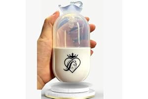 Mattika Ice Cube Roller for Face to Enhance The Glow and Tighten Eyes Neck and Skin Naturally, Leak Proof Crown Shape Design, Ice Face Roller for Beauty and Skincare Gift for Women (White)