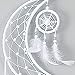 Whatyiu Moon Half Circle Dream Catcher,Handmade Dream Catcher with Small Circle Dreamcatcher for Wall Art Hanging Bedroom Home Decoration Ornament Craft Gift
