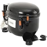 LALABU 12V 24V DC Refrigerator Compressor 72W 245btu, Use R134A Refrigerant | QDZH25G, Mini Fridge Freezer Refrigeration Compressor, for Car Marine Solar and Off Grid