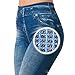 Eastabile Womens Printed Slim Denim Jeggings Leggings Stretchy Pencil Pants