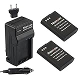 Newmowa® EN-EL23 Battery (2-Pack) and Charger kit for Nikon EN-EL23 and Nikon Coolpix P600,S810C,Coolpix P900