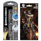InkWorks Mortal Kombat Stylus Pen Set with Decal Sticker (Mortal Kombat Merchandise)