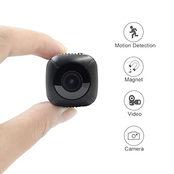 Mini Kamera Überwachungskamera TANGMI 100P HD Tragbare Kleine Videokamera Mikro Nanny Cam mit Bewegungserkennung Compact Sich