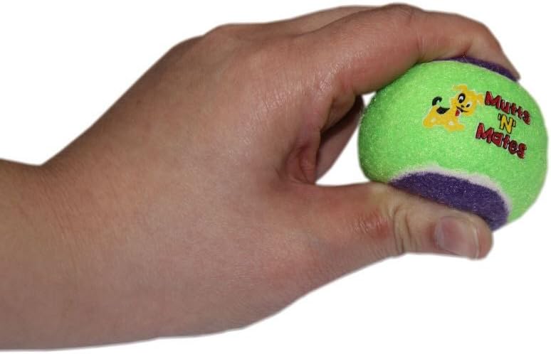 Mutts'N'Mates Small Squeaky Dog Balls - Super Bouncy Small Dogs Toy (Pack of 3), 3 Count (Pack of 1) - Image 4