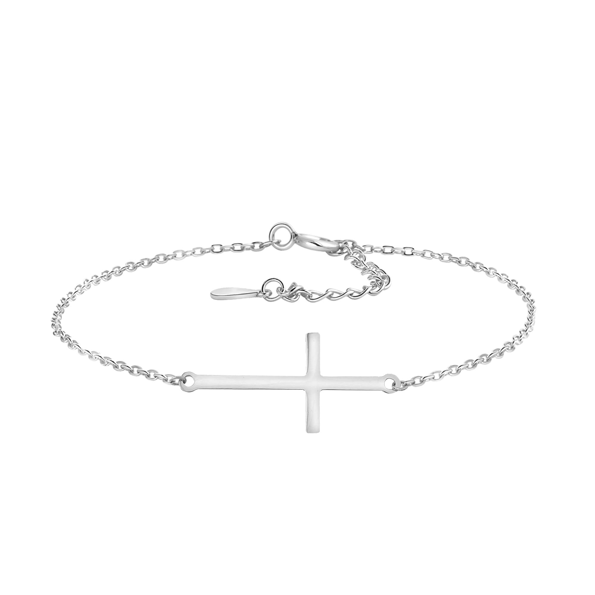 Sofia Milani - Women's Bracelet 925 Silver - Cross Pendant - 30177