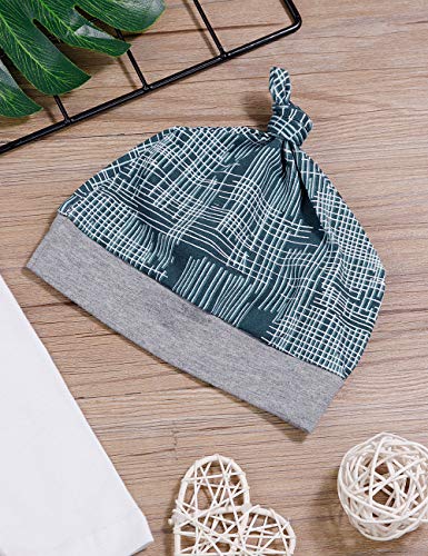 Newborn Baby Boy Clothes New to The Crew Letter Print Romper Long Pants Hat 3PCS Outfits Set Breathable and Soft (I-White, 0-3 Months) - Thumbnail 4