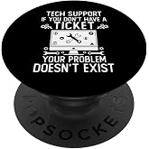 Funny Tech Support Computer Engineer PopSockets Adhesive PopGrip