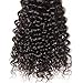 UNice Hair Icenu Series 10A Brazilian Virgin Hair 1 Bundle of Curly Hair Unprocessed Human Hair Weave Extensions Natural Color 95-100g/pc 24inch